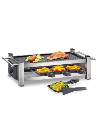 Gratar electric cu 8 raclette, negru, model Taste8 - KUCHENPROFI